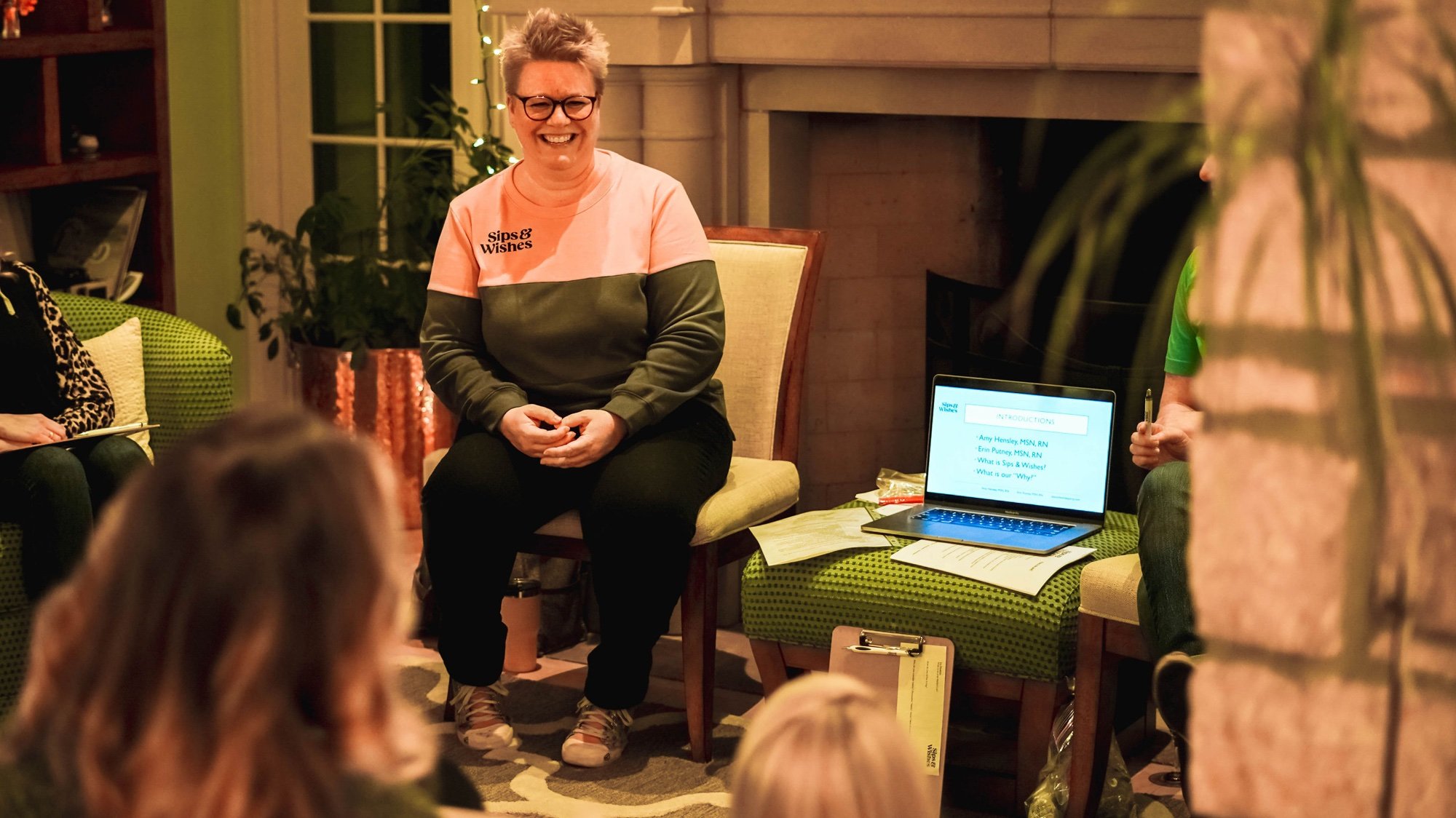 Amy at Sips &amp; Wishes in Omaha